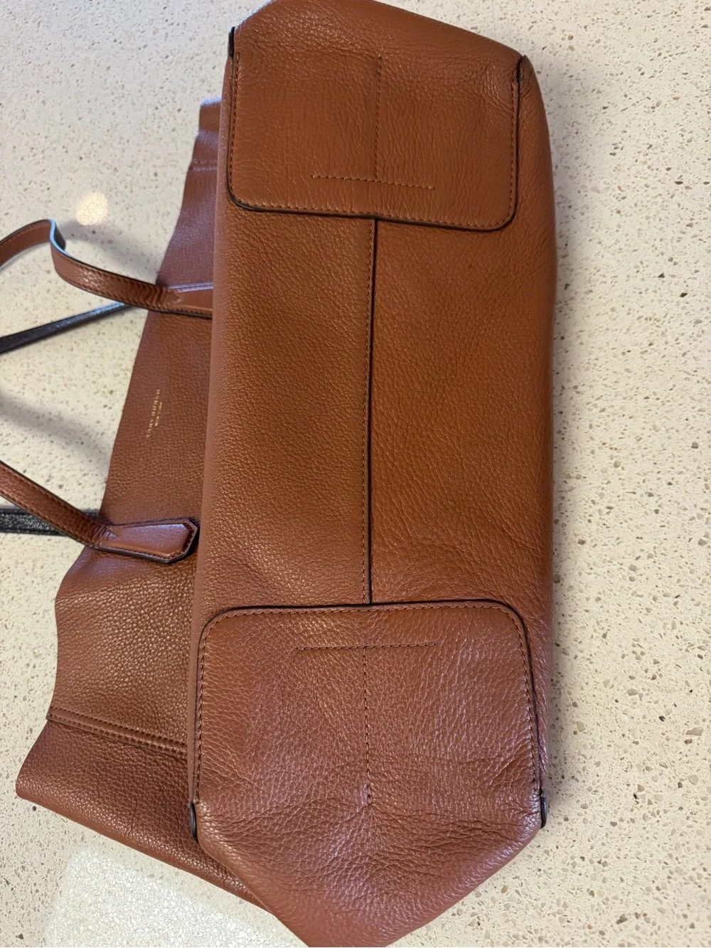 Tory Burch Blake Pebbled Leather Tote with Wristlet - Pre-Owned